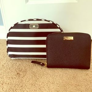Kate spare toiletry bag and wallet
